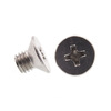 Prime-Line Machine Screw, Metric, Flat Head, Phillip Drive M5-0.8 X 6MM A2-70 Stainless Steel 10PK 9121293